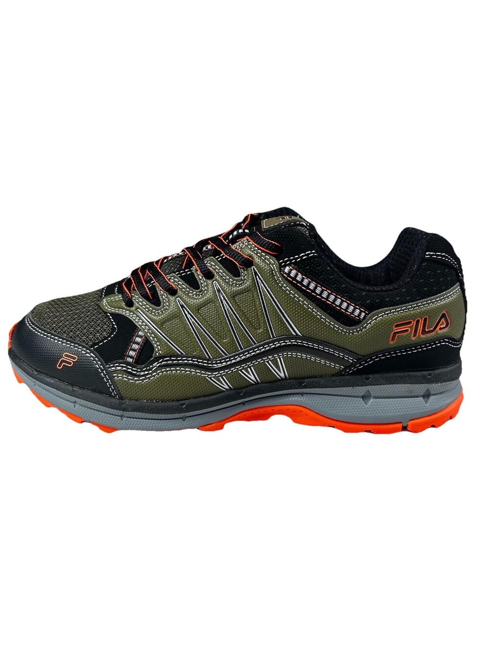 Fila Evergrand TR Trail Running Shoes Mens 8.5 Black Green Performance Sneakers